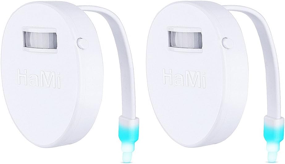 16-Color UV Sanitizer Toilet Night Light Gadget, Motion Sensor Activated LED Lamp, Fun Bathroom Lighting Add on Toilet Bowl Seat w/Aromatherapy Air Freshener - Novelty Gifts for Adults, Kids, Toddler