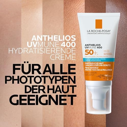 Anthelios Hydratisierende Sonnencreme Gesicht LSF 50+, 50 ml