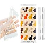 Head Case Designs Yellow and Orange Printed Cats Soft Gel Back Case Cover for Apple iPhone 5 5s