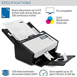 Visioneer Patriot PH70 Scanner, USB Duplex Office