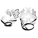 Glod Butterfly Women and Roman Men Mask Masquerade Couples Mask for Venetian