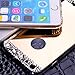 Creazy Bling Diamond Mirror Back TPU Soft Case Cover For iPhone 6/6S Plus 5.5inch (Gold)