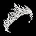 FUMUD Gold Leaf Tiara Pearl Handmade Tiara Rhinestone Crystal Crown Leaf Headband Bridal Hair Accessories (3#)
