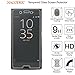 [2-Pack] for Sony Xperia X Compact Tempered Glass, Nacodex HD Premium 0.26mm 2.5D Tempered Glass Screen Protector Film ([2-Pack] for Sony Xperia X Compact)