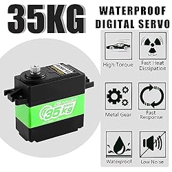 DSPOWER 35KG RC Servo High Voltage 8.4V, High