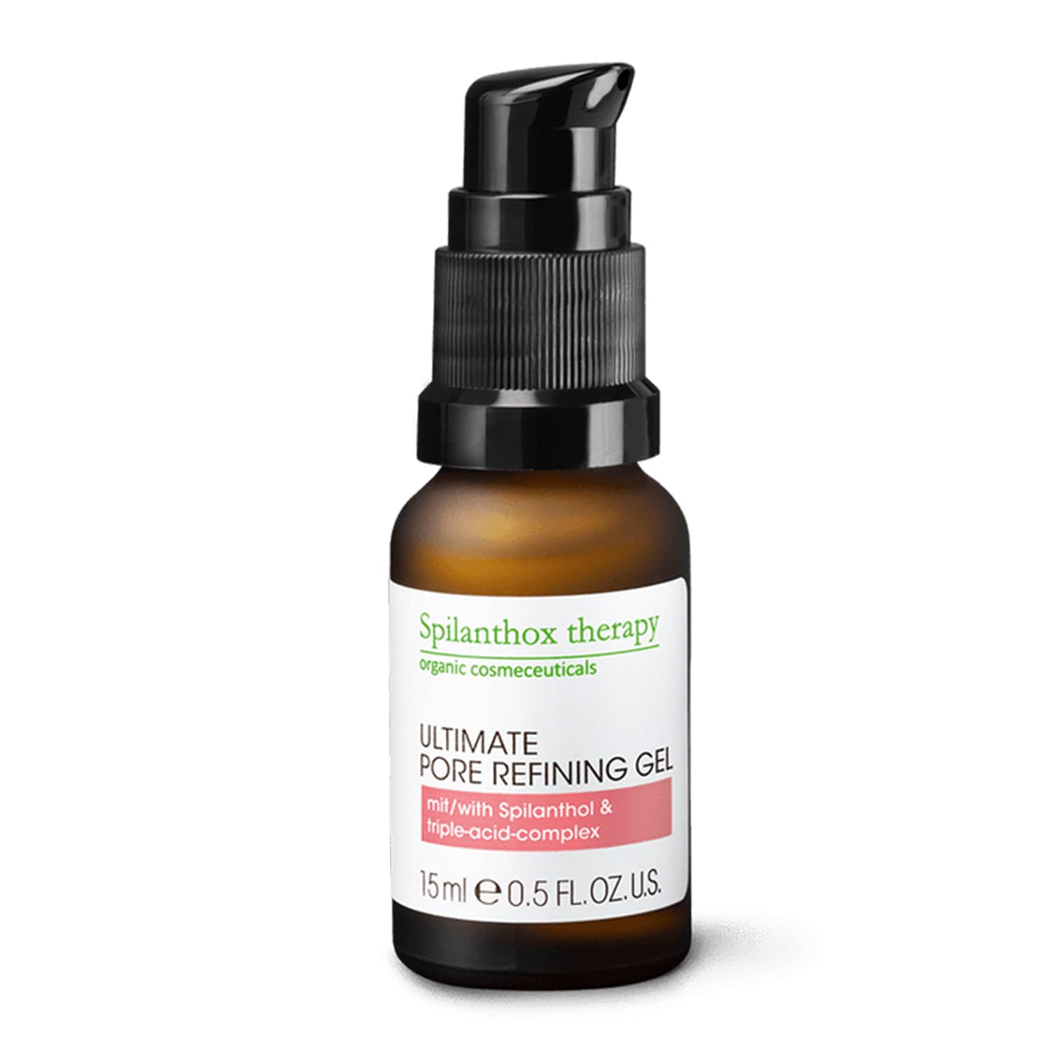 Spilanthox therapy - Ultimate Pore Refining Gel - Facial Care Minimises Pores & Reduces Skin Impurities - Facial Cleansing with 4-Acid Complex & Hyaluronic Acid - Vegan Natural Cosmetics - 15ml