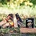 GRILL TRADE Tumbleweeds Fire Starter - All Natural Fire Starters easily burn up your Wood Stove Grill Fireplace Camping Fire Pit BBQ Pellets Charcoal Chimney Pizza Oven - 24 Firelighters in Box