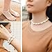 CrazyPiercing Shell Necklace, Cowrie Shell Choker Necklace, Natural Shell necklace for Women Girls, Summer Beach White Velvet Rope Cowrie Shell Necklace Choker, Adjustable Conch Shell Necklace Jewelry