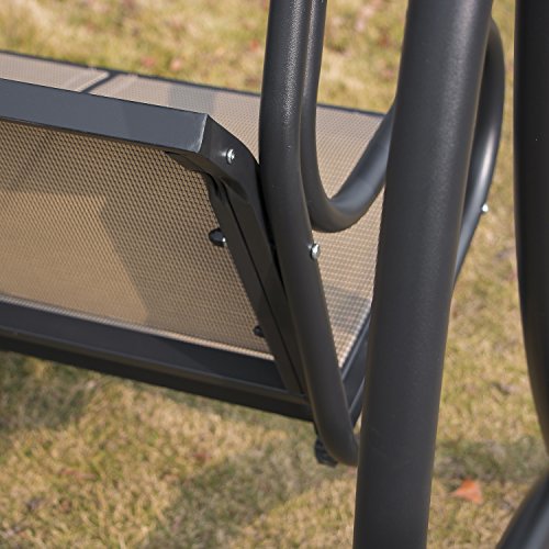 Bestmart INC Outdoor Canopy Swing, Hammock 3 Seats Patio Deck Furniture - Thumbnail 5