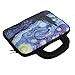 E - Living 7-8.4 Inch / 8.9-9 Inch / 10.1 Inch / 11.6-12.5 Inch / 13-13.3 Inch / 14-14.1 Inch / 15-15.6 Inch Neoprene Sleeve / Case / Bag / Cover with Handle (Starry Night, 7 - 8 Inch)