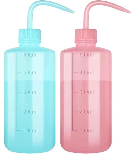 thumbnail image 2 of KIGITIK 3-Pack 500ml Plastic Squeeze Bottles - Narrow Mouth Wash Bottles For Multiple Uses 2 of 13