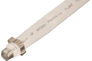 RV Designer Collection T265 Flat Coax Cable 8" White