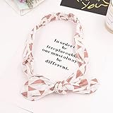 HJPRT cotton geometric cross bow tie ribbon elastic
