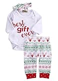 Newborn Baby Infant Boy Christmas Best Gift T-shirt Tops+Pants Outfits Sets