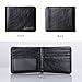 FlyHawk RFID Blocking Genuine Leather Wallets for Men Biford Mini&Slim Size Wallet