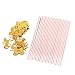 MonkeyJack 25x Glitter Gold Unicorn Paper Straws Disposable for Kids Birthday Party Decoration-Pink