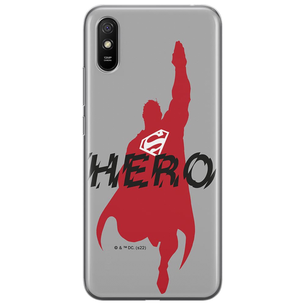 ERT GROUP mobile phone case for Xiaomi REDMI 9A original and officially Licensed DC pattern Superman 038 optimally adapted to the shape of the mobile phone, case made of TPU