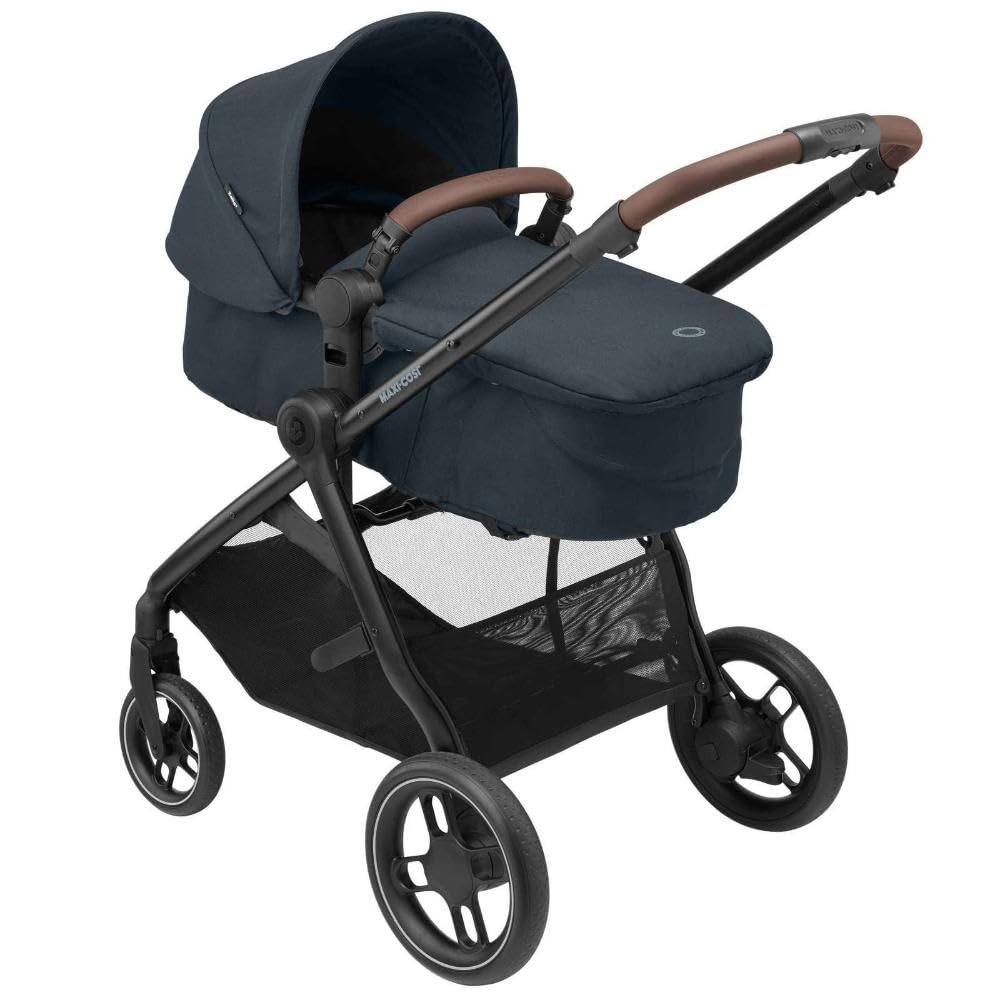 Maxi-Cosi Kombi-Kinderwagen Modell 2-in-1 Zelia³ wendbarer Sitz & Wanne in einem, verstellbarer Schieber, 22 kg - Essential Graphite 6