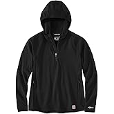 Carhartt Women's 106456 Women's Force Relaxed Fit Half-Zip Hooded T-Shirt