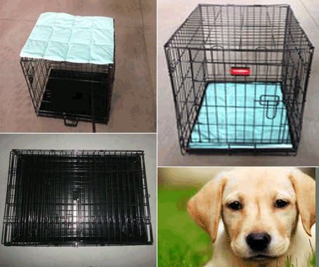 Jaula resistente para perros y mascotas con cama y asas: Amazon.es: Productos para mascotas