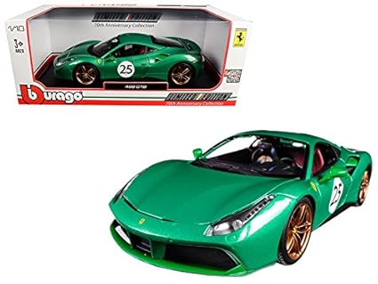 Amazoncom Maisto Ferrari 488 Gtb 70th Anniversary The