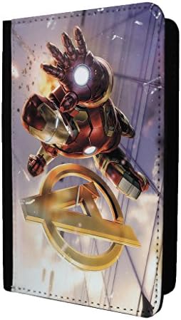 Marvel Iron Man PU Leather Travel Passport Holder Protector Cover Wallet Case Cover - ST-T1570