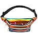 GenericABCDEFG FZGJ Fanny Pack-PU Waterproof Rave Festival Hologram Travel Waist Bag (Rainbow-02)