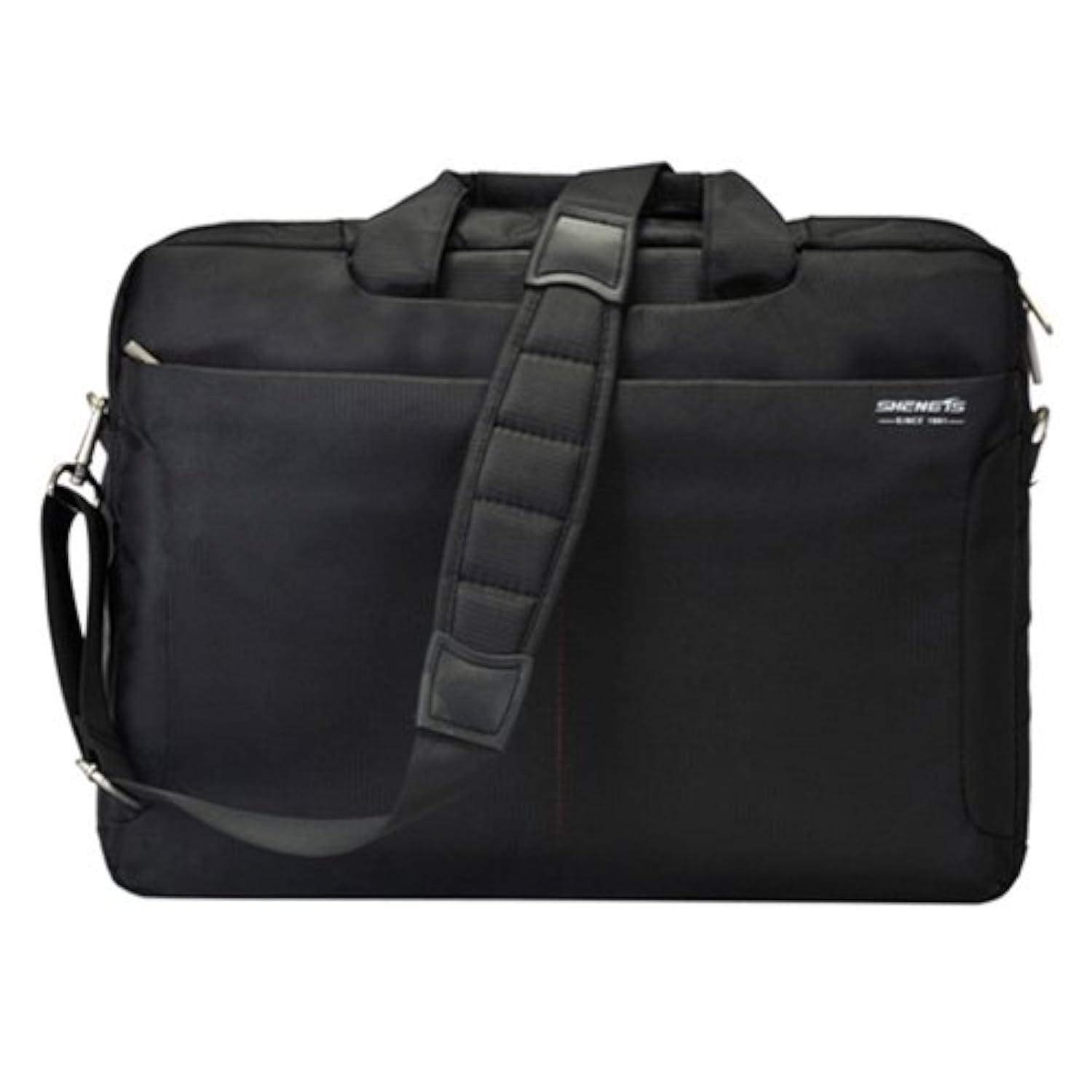 Photo 1 of 18 Inch Laptop Bag Briefcase Case fits up to 18.4 Inches Notebook Computer Waterproof Shockproof for Men Black