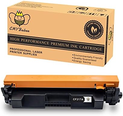 [ With Chip ] CMYBabee Compatible High Yield Toner Cartridge Replacement for CF217a 17a Used In HP LaserJet Pro M102w Pro MFP M130nw M130fw M130fn M130a Printers (1 Black)