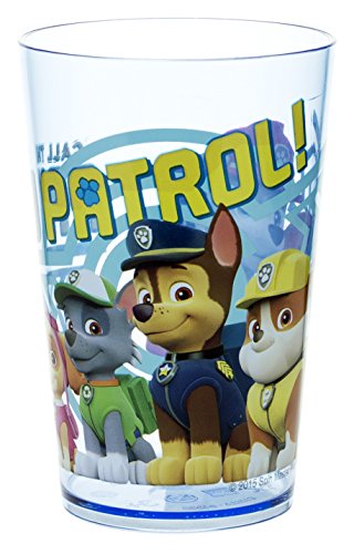 Zak! Designs Tumbler with Paw Patrol Graphics, Break-resistant and BPA-free plastic, 10oz
