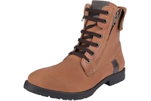 LIBERTYZENO Mens Genuine Leather Ankle Length Hiking Desert Boot Shoes