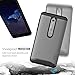 TUDIA Merge Nokia 6.1 Case with Heavy Duty Extreme Protection/Rugged but Slim Dual Layer Shock Absorption Case for Nokia 6.1 (2018) (Metallic Slate)