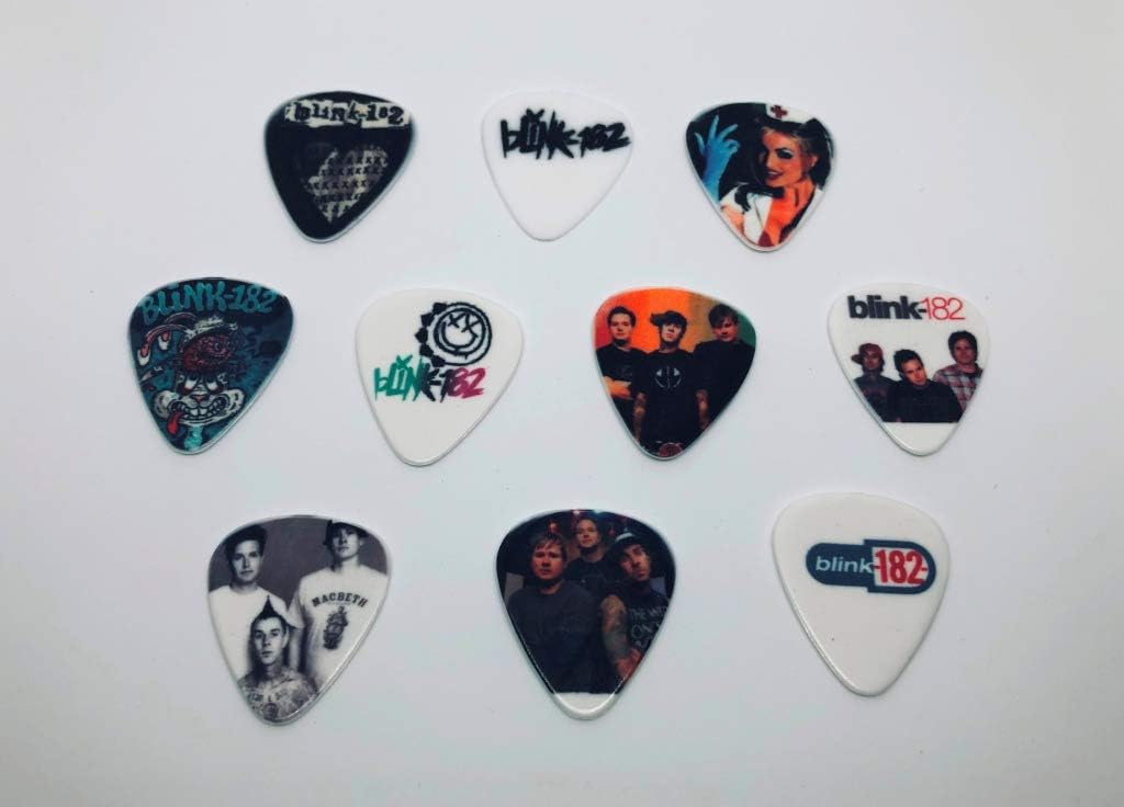 BLINK 182 Guitar Picks Set (10 picks/10 diferent designs)