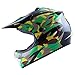 WOW Motocross Youth ATV Dirt Bike Green Camo MX Helmet, L (54-55 CM,21.3/21.7 Inch)