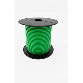 100 FT 14 AWG Stranded Copper THHN Wire &ndash; Green Building Wire, 600V Electrical Cable