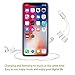 Lightning Headphone Audio Jack Adapter for iphone 7/8/X/7 plus/8 plus (Support iOS 10.3, iOS 11), Cone 2 in 1 Lightning Adapter and Charger (Silver)