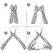 Stainless Steel Multitool, Multitools Kits with Can Opener, Folding Knife, Plier, Screwdriver for Hiking Camping Outdoor & Indoor