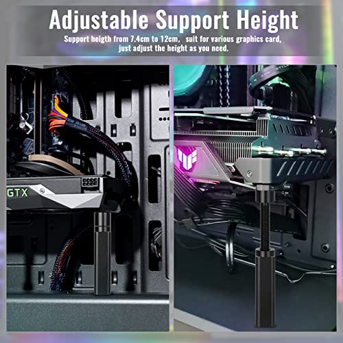 GPU Support Bracket, Adjustable Height Graphics Card Support Desktop