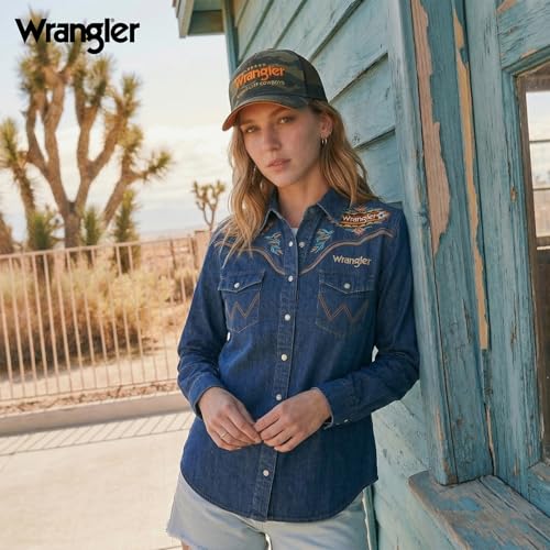 Montana West X Wrangler - Juego de 2 piezas de gorra de béisbol de malla transpirable estructurada con 7 paneles ajustables