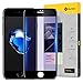 iPhone 7 8 Screen Protector, HUMIXX 3D Touch Edge to Edge 9H Blue Light Filter Full Coverage Shockproof Tempered Glass Film for Apple iPhone 7 8 (Black Anti-Blue Light)