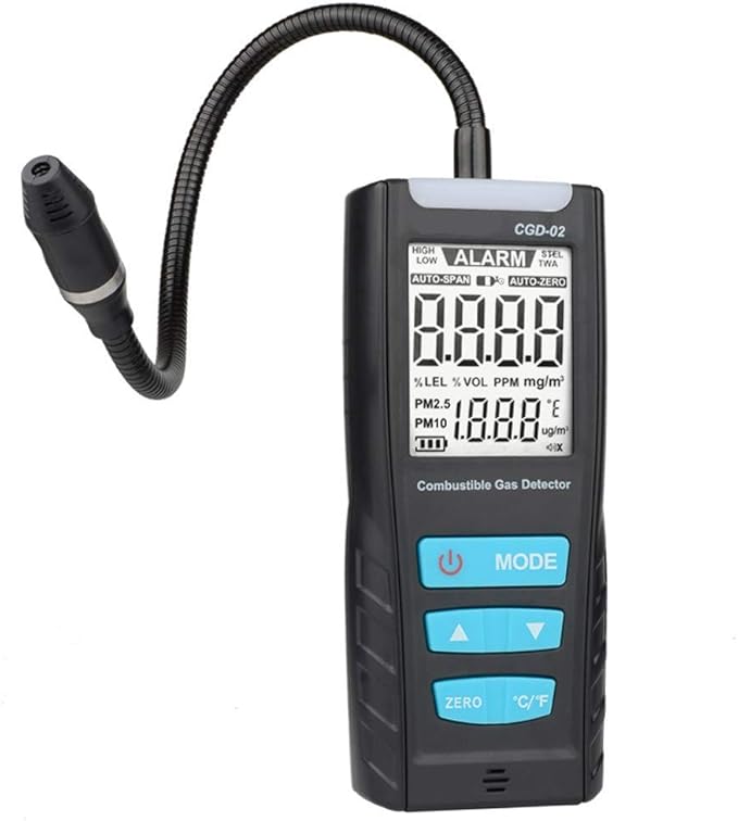 Tokyia Combustible Gas Leak Detector, Portable High Sensitivity Natural