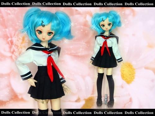 Doll with wig Doll Costume Set sailor JK Corde Cherry Blossom Mini Dollfie Dream MDD corresponding