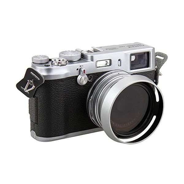 JJC LH JX100 Fuji Zonnekap Zilver, Schwarz – Bild 5