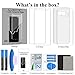 JOLOJO Galaxy Note 8 Screen Protector Liquid Glass [Liquid Dispersion Tech] Premium Tempered Glass [Case Friendly] 9H Hardness + Back Film [Front and back] for Samsung Galaxy Note 8 -Clear