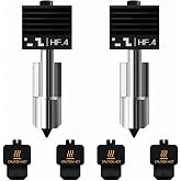 Bamboo lab 2-Pack 0.4mm Enhanced-Flow Hardened Steel Nozzle Set for Bambu Lab H2S / H2D / H2D Laser &ndash; High-Speed Extrusion