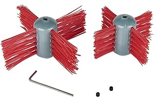 SootEater Brushes for Pellet Stove - Gardus PBS212 Replacement Brushes for Pellet Stove Cleaning Kit, Pellet Stove Brush Replacement (2 Brushes)