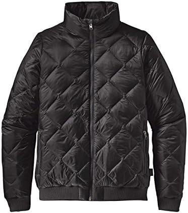 Women's prow Bomber Down Jacket (M, Black)