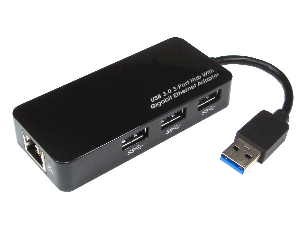World of Data USB Hub 3.0 10/100/1000 Gigabit Ethernet LAN Wired Network Adapter (ax88772b Chipset) for Chromebook, Macbook, Windows