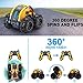 Komiikka Remote Control Car for Boys, RC Stunt Car 360° Rotating Tumbling Truck for Kids Waterproof, Including Battery Rechargeable