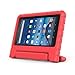 LTROP All-New Fire 7 (2017 Release) Case for Kids, Light Weight EVA Shock Proof Handle Kid-Proof Case for Fire 7 inch Display Tablet 7th Generation - Red